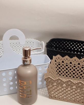 Lotto Accessori Bagno e Organizer