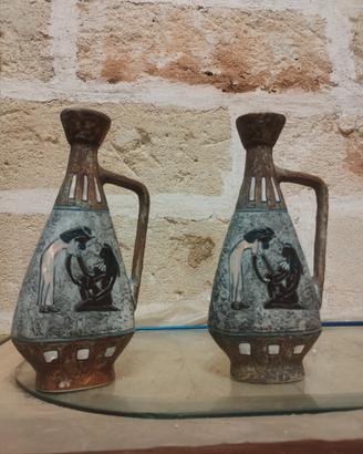 coppia in ceramica soprammobile 