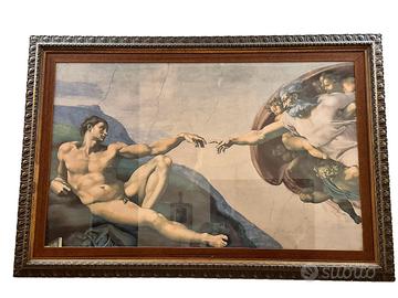 Quadro “La creazione di Adamo” di Michelangelo