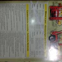 Carro raccogli frutta con nastri