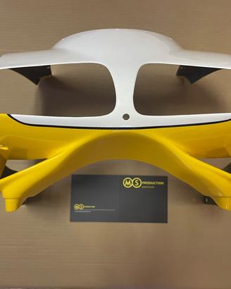Cupolino carbonio giallo Ducati 748 916 996 998 ms
