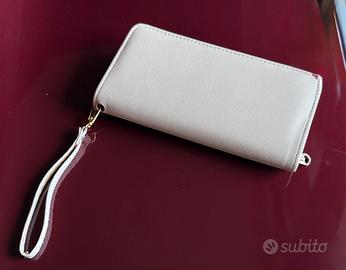 Portafoglio Pochette col. panna