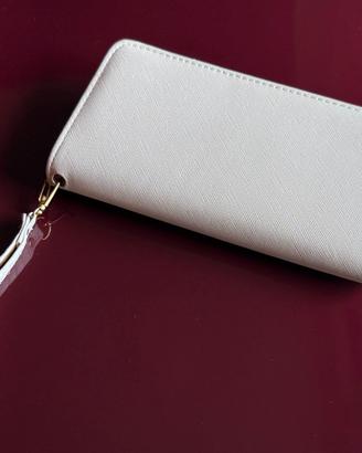 Portafoglio Pochette col. panna