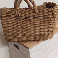 Antica borsa in paglia anni  20. 30