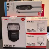 Canon Speedlite 430EX III-RT + 2 Trgger Yongnuo