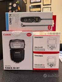 Canon Speedlite 430EX III-RT + 2 Trgger Yongnuo