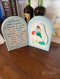 Quadretto vintage Ave Maria