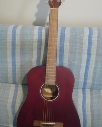 Chitarra acustica Fender FA-15 red