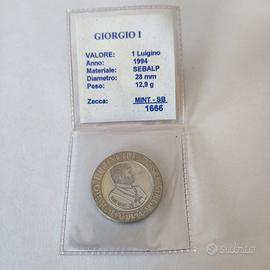 1 Luigino 1994 Giorgio I Principato di Seborga