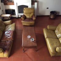 FRAU Salotto in pelle VINTAGE anni '70