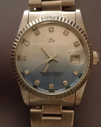 Orologio argento/azzurro "PECCATO"