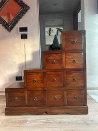  Cassettiera a sbalzo etnica