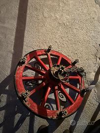 Lampadario ruota carro