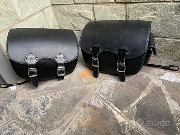 Borse Harley Softail Slim e Blackline sgancio rapi
