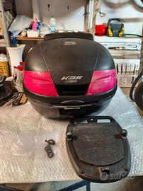 Bauletto Kappa K35 da 35L con luce stop e piastra