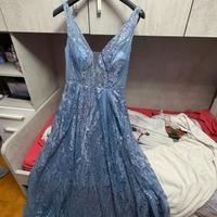 Abito lungo elegante donna taglia L