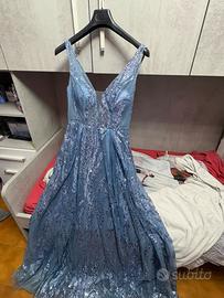 Abito lungo elegante donna taglia L