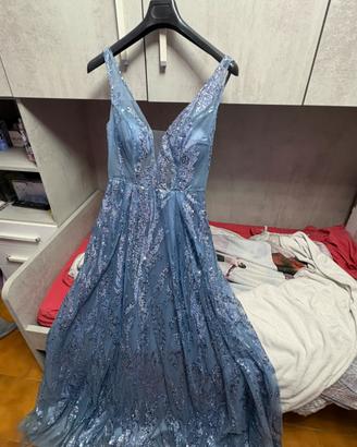 Abito lungo elegante donna taglia L