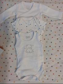 set 3 Body neonato tagl8a 1-3 mesi