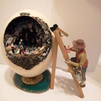 PRESEPE IN UOVO DI STRUZZO