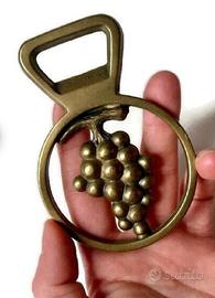 apribottiglie vintage in ottone massiccio 