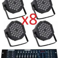 Centralina luci DMX + 8 PAR LED FARO RGB 36 LED