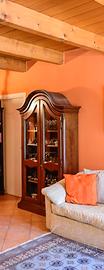 Vetrina Classica Legno Massello Stile Antico