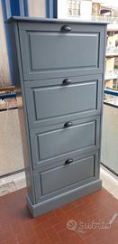 Scarpiera Shabby Grey Restyling 4 scomparti s