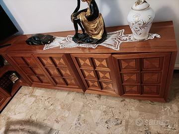 SOGGIORNO CACCIA VOLPE LEGNO COMPONIBILE O A PEZZI