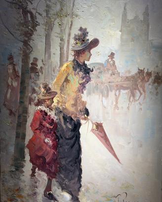 Antonino Pecoraro “Scorcio parigino” (1976)