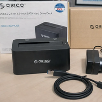 Orico Dock Hard Disk sata USB 3.0 Base HDD SSD pc