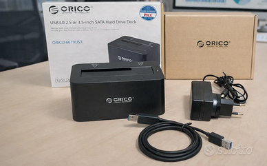 Orico Dock Hard Disk sata USB 3.0 Base HDD SSD pc
