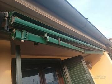 Tenda ombreggiante da balcone colore giallo-verde