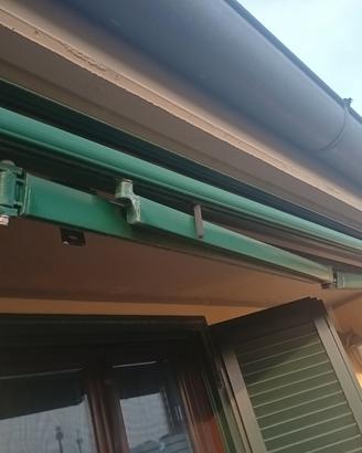Tenda ombreggiante da balcone colore giallo-verde