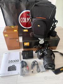 Nikon d5300 , obbiettivo 18-105 VR , borsa