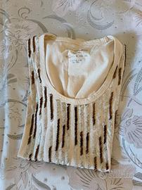 T-shirt Calvin Klein donna taglia S con glitter