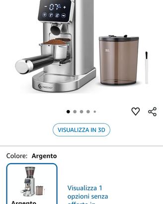 AMZCHEF Macina Caffe Elettrico 