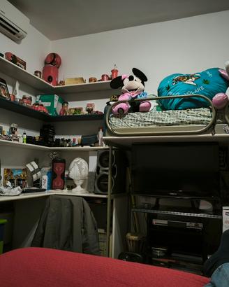 stanzetta completa per bambino con letto a castell