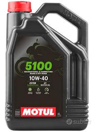Tanica 4 L litri Motul 5100 10w40 15w50 4t