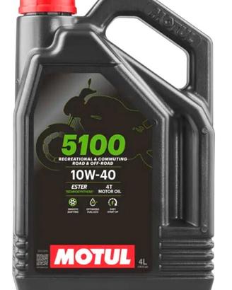Tanica 4 L litri Motul 5100 10w40 15w50 4t
