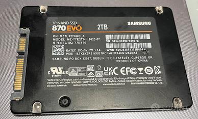 Ssd samsung evo 870 da 2tb