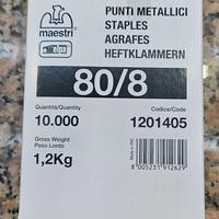 punti metallici 80/8