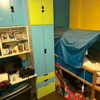 Camera bambini con letto a castello