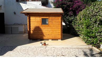 Casetta in legno da giardino prefabbricato