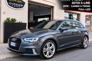 Audi A3 SPB 30 TDI Sport S-line Full-Led 2019