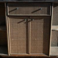 Mobile da ingresso rattan +appendiabiti coordinato