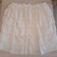 Tessuto a balze color panna - Vintage