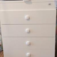 Cassettiera, fasciatoio e bagnetto CAM Asia