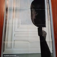 Poster manifesto Standing Sculpture mostra CdR