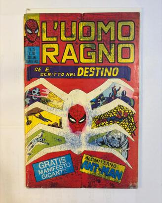 Uomo Ragno n.25 Corno 1971 - PRIMA volta Gwen